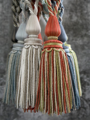 GARDA TWISTED ROPE TASSLE TIE BACK  HOLD BACK 4 COLOURS 